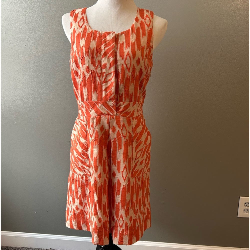 J.Crew Ikat carolina‎ sleeveless dress 6